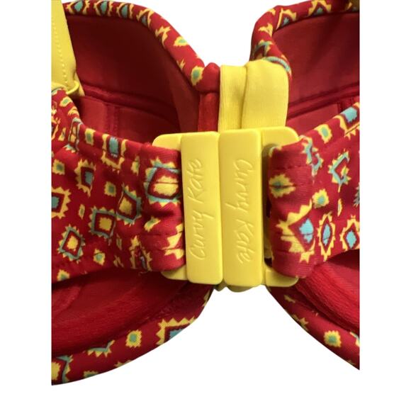 Curvy Kate Red Bikini Set 32DDD 32E and XS Bottom - EUC - Picture 8 of 12